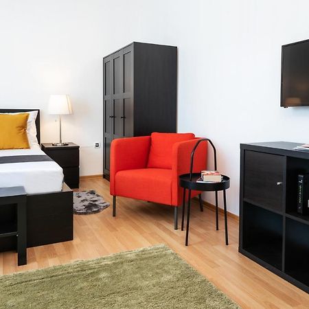 Studio Apartment Financial Park Belgrád Kültér fotó