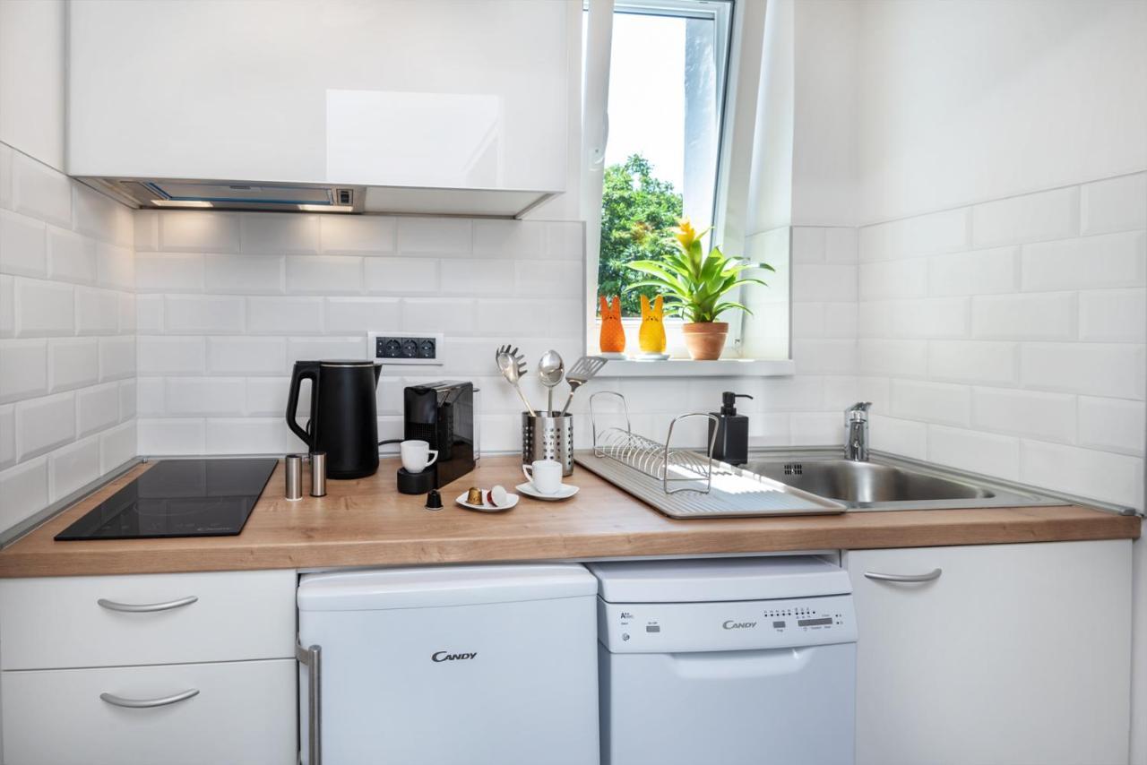 Studio Apartment Financial Park Belgrád Kültér fotó