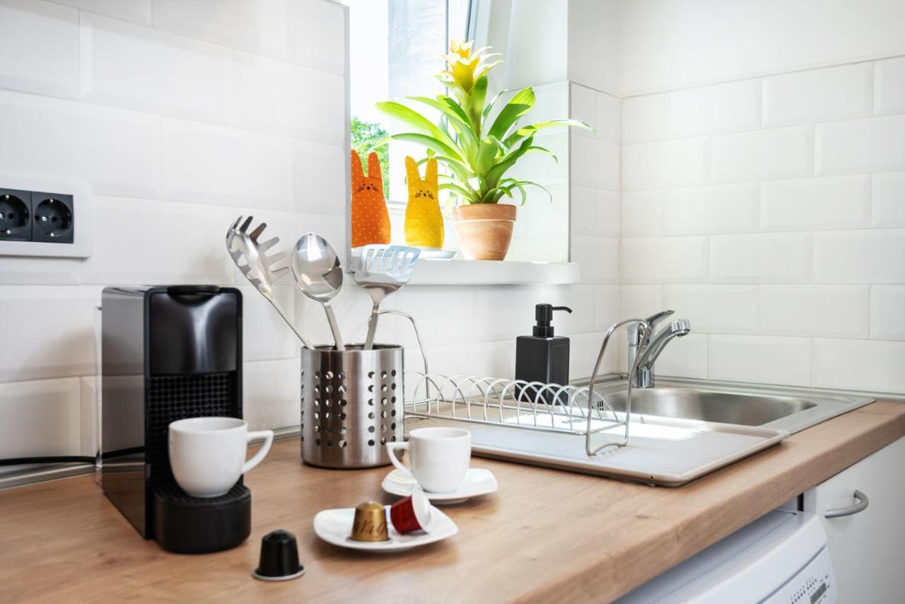 Studio Apartment Financial Park Belgrád Kültér fotó