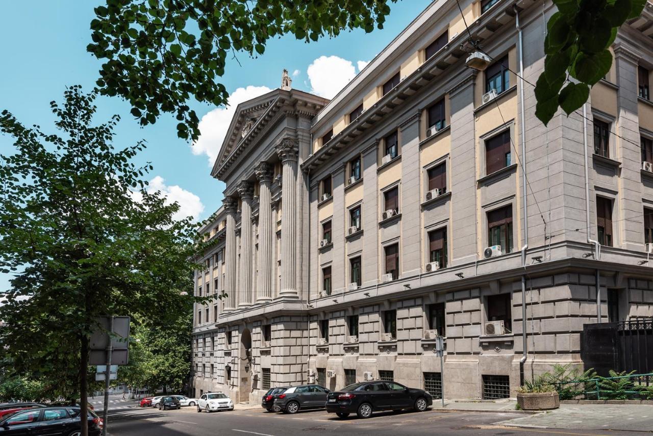 Studio Apartment Financial Park Belgrád Kültér fotó