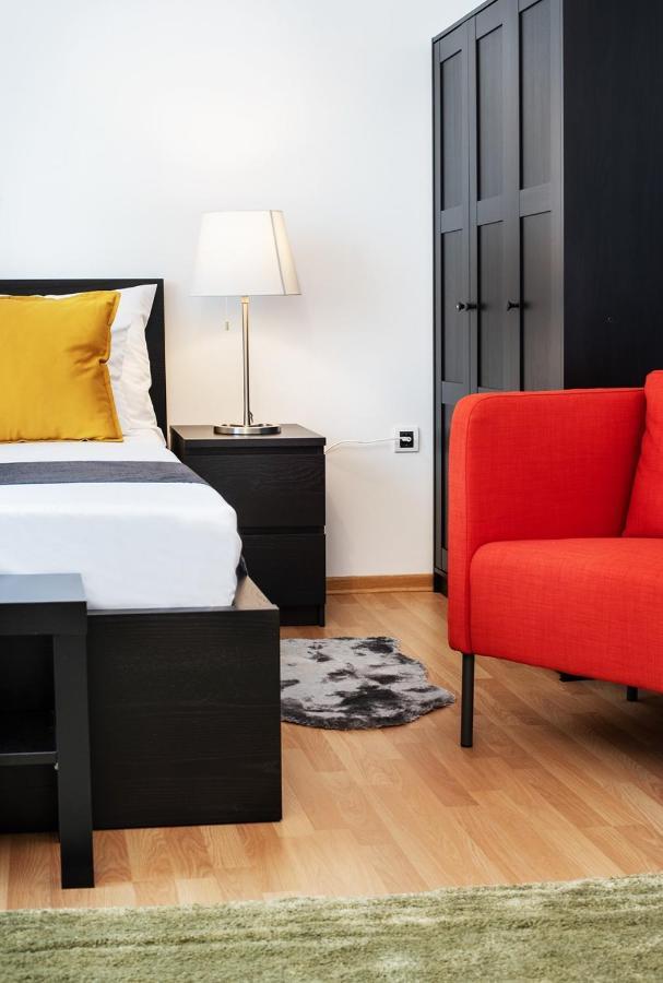 Studio Apartment Financial Park Belgrád Kültér fotó